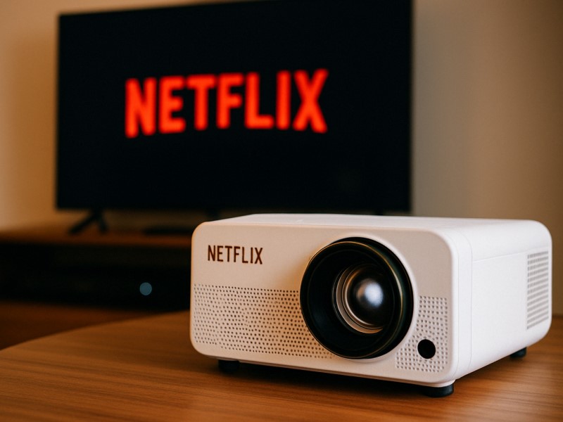プロジェクターがNetflix内蔵