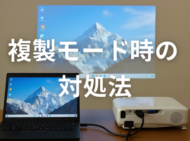 複製モード時の対処法