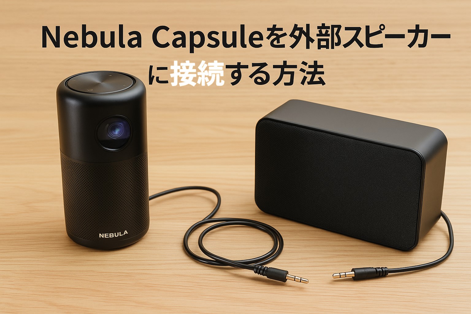 Nebula Capsuleを外部スピーカーに接続する方法とは