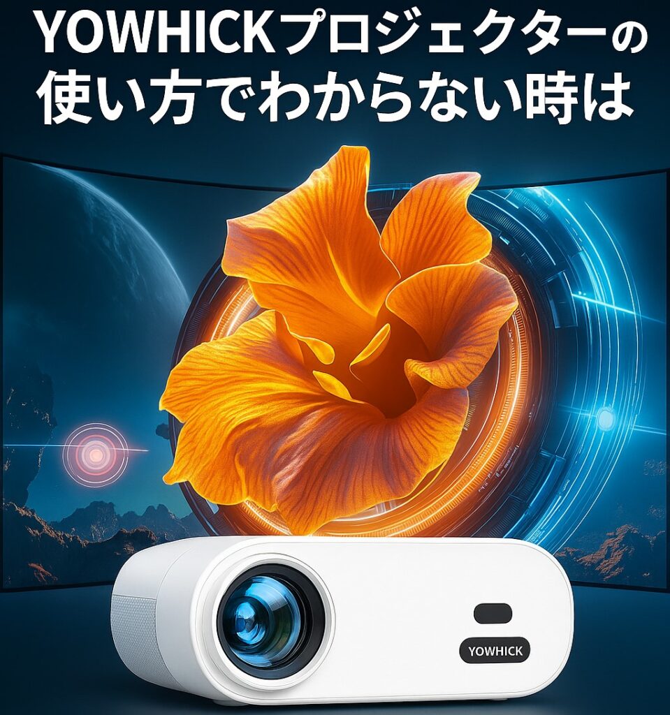 YOWHICKプロジェクターの使い方でわからない時は？