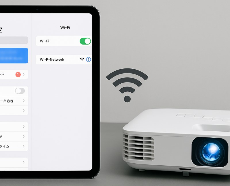 iPadと同じネットワークに接続する