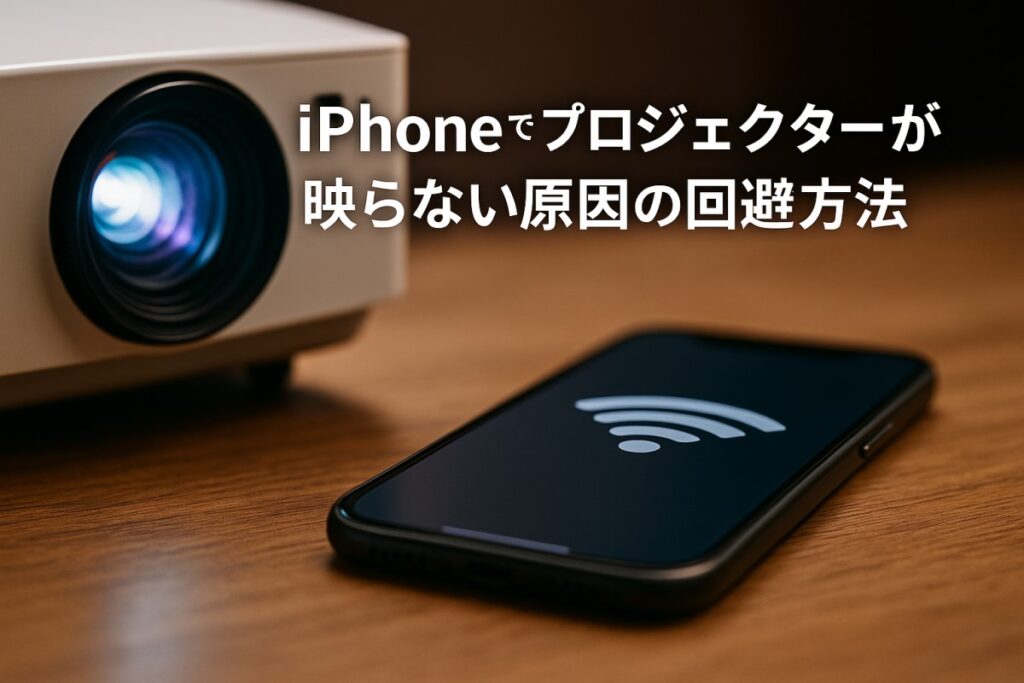 iPhoneでプロジェクターが映らない原因の回避方法