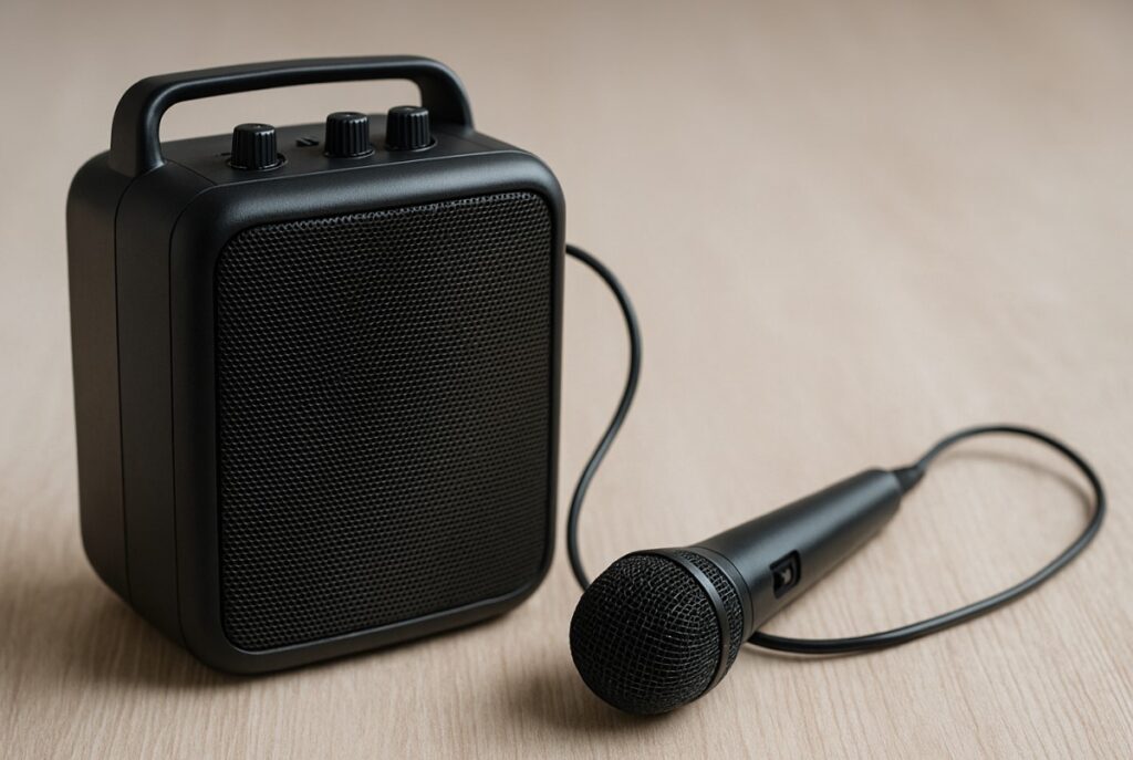 スピーカーを拡声器として使うには