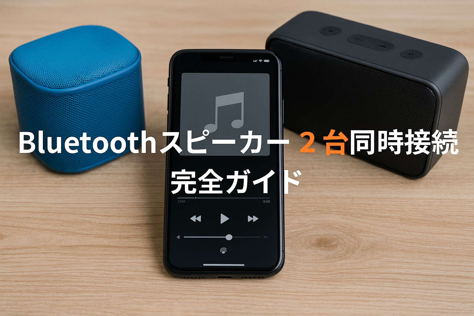 Bluetoothスピーカー2台同時接続