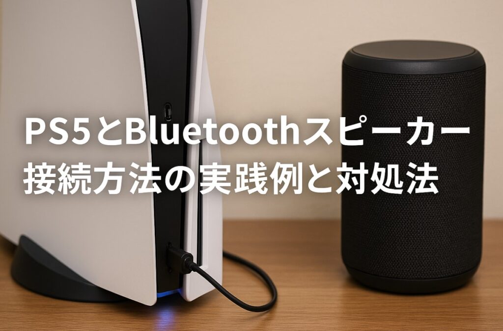 PS5とBluetoothスピーカー接続方法の実践例と対処法