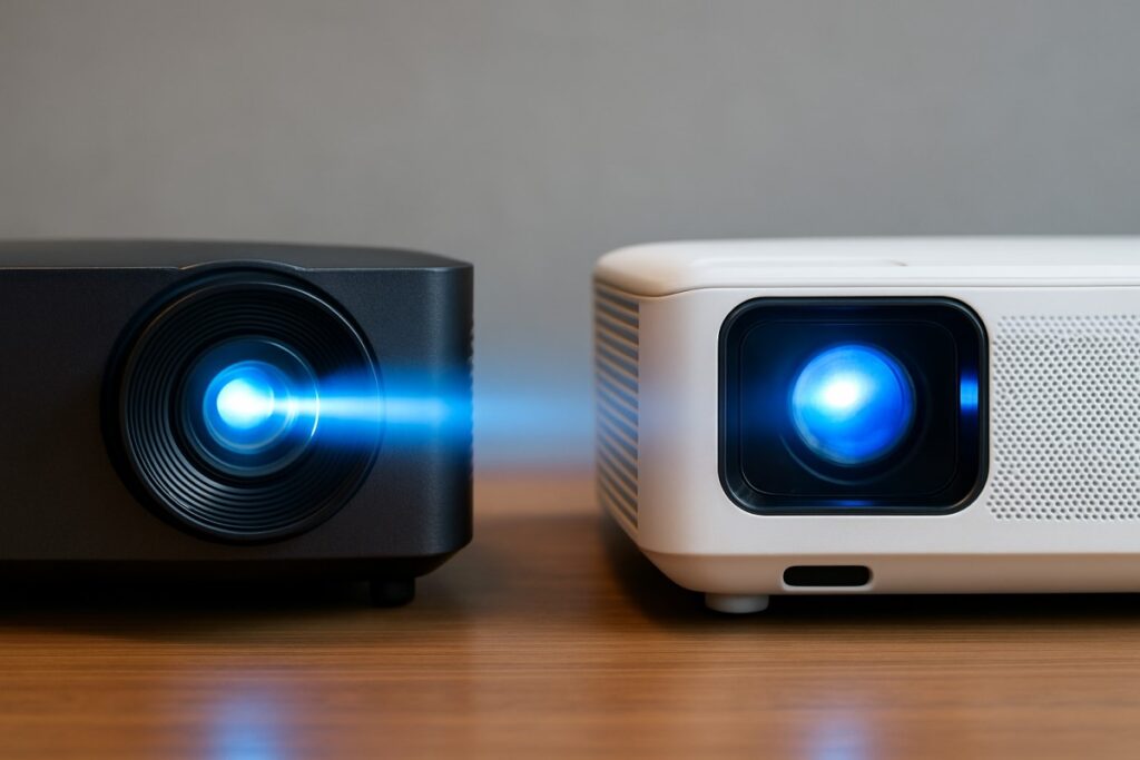 投写方式におけるレーザーとDLPの違い