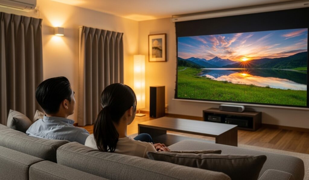 スクリーンサイズと距離の最適な関係