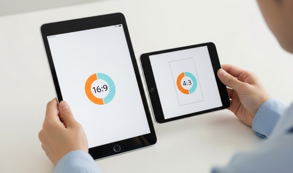 詳細なスクリーンサイズ表で比較検討