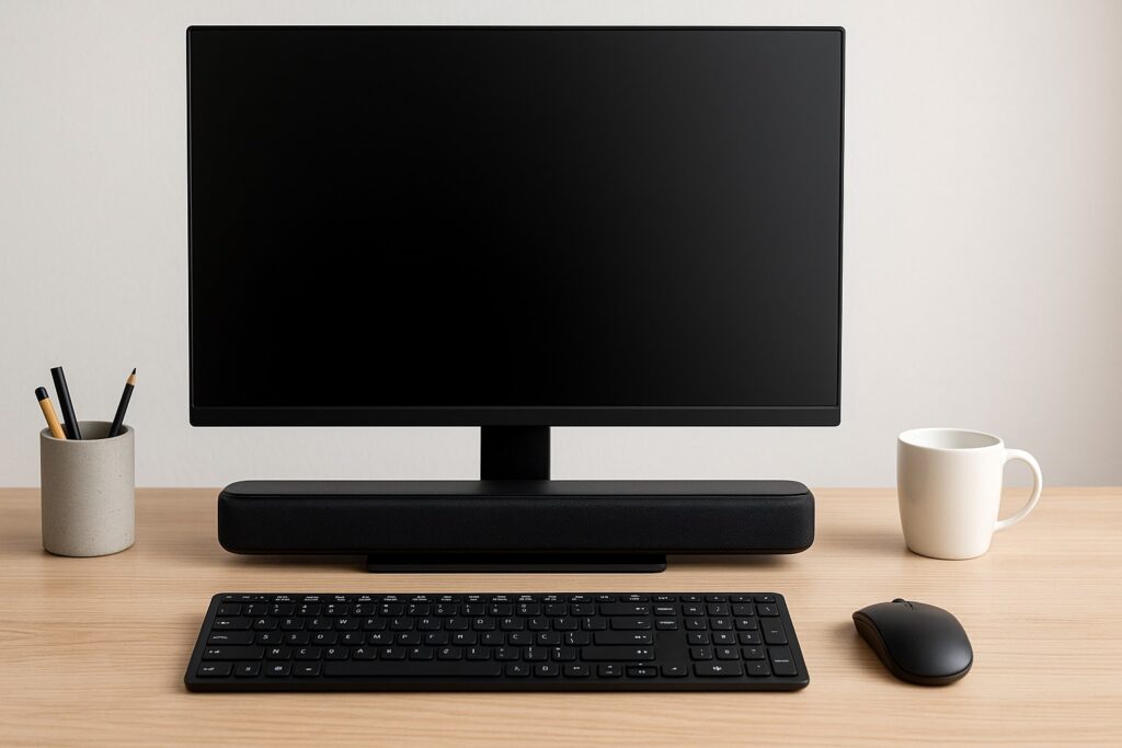 PCモニター周りの置き場所と接続方法