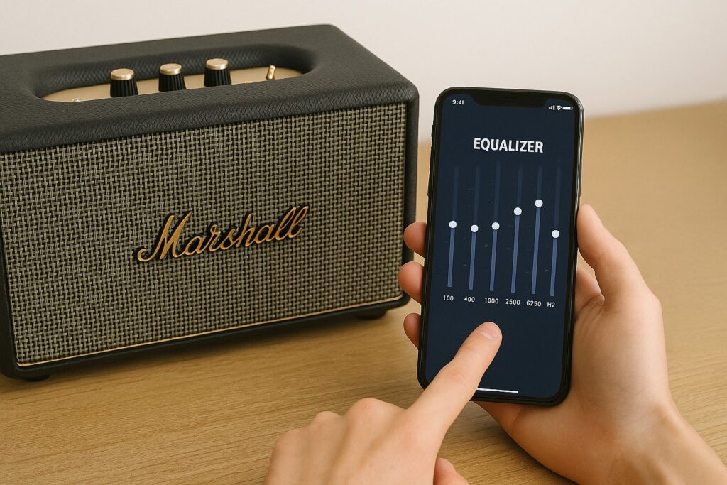 アプリのイコライザーでおすすめの音質に
