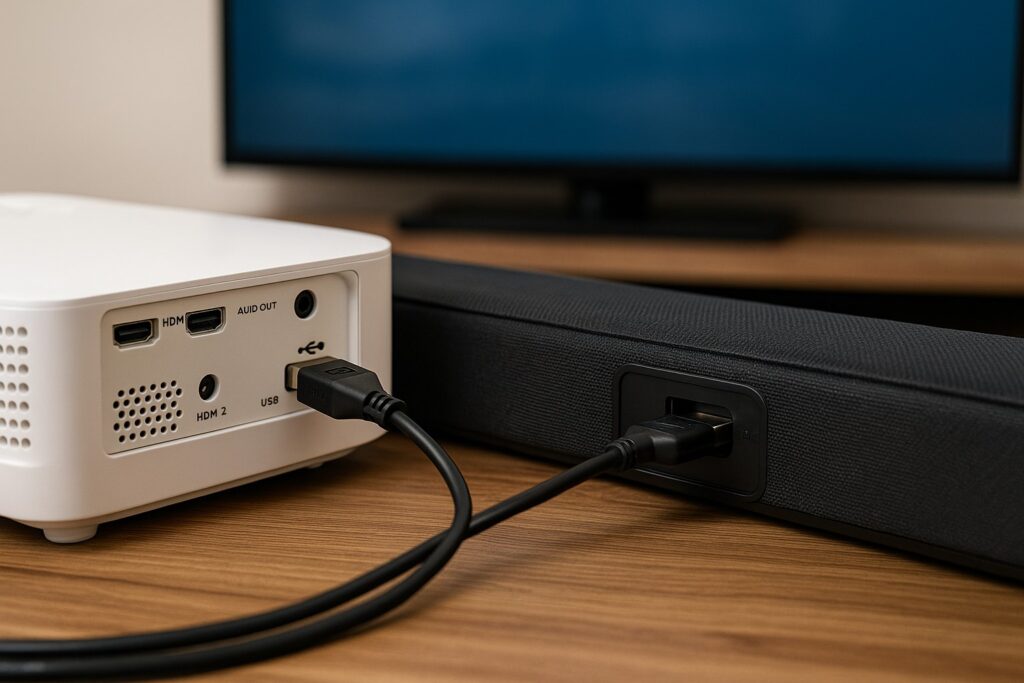 サウンドバーにはHDMI接続
