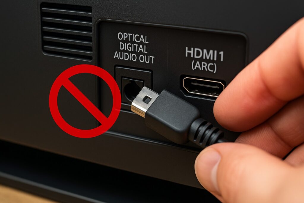 光デジタルで音が出ないときの対処法