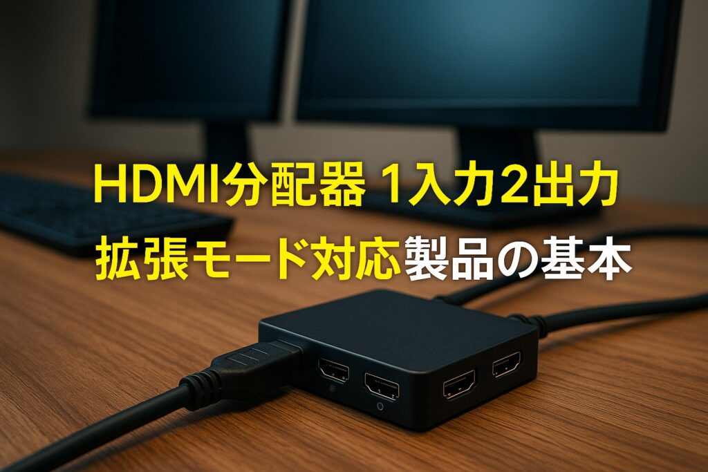 HDMI分配器 1入力2出力 拡張モード対応