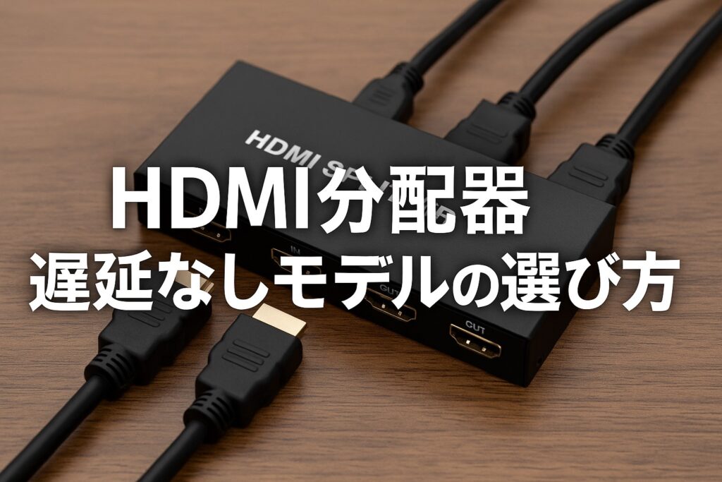 HDMI分配器 遅延なしモデルの選び方