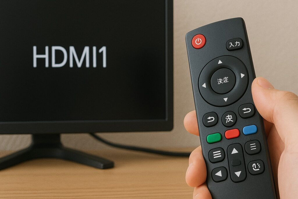 テレビの入力切替で映らない時の対処