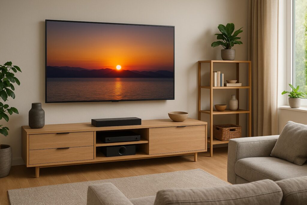 リビングに溶け込むインテグレート・シアター