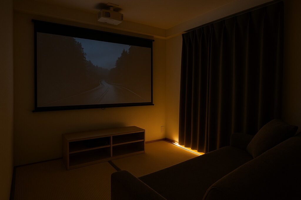 4.5畳でもホームシアターは作れる