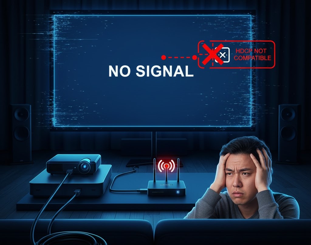 ワイヤレス接続のリスクとHDCP