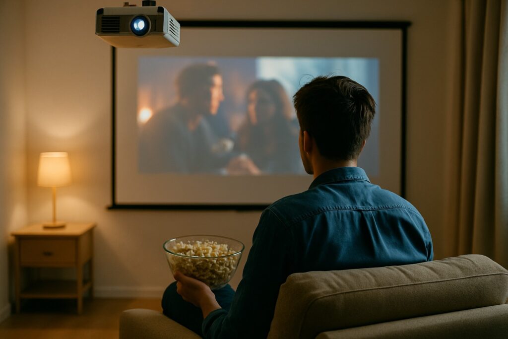 一人暮らしの空間を映画館にする