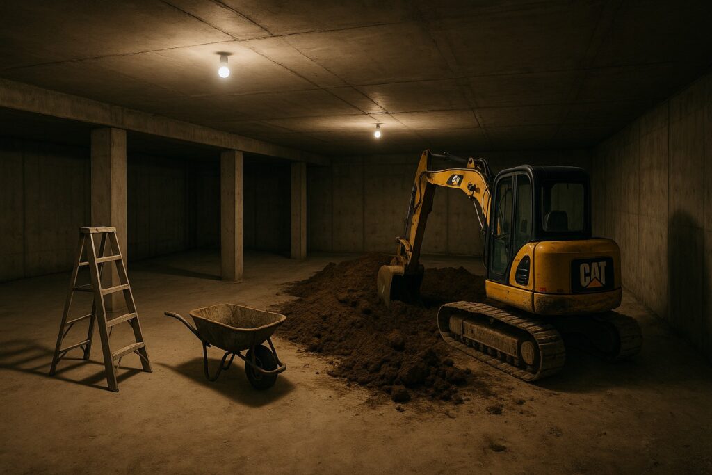 地下に作る場合の建築コスト