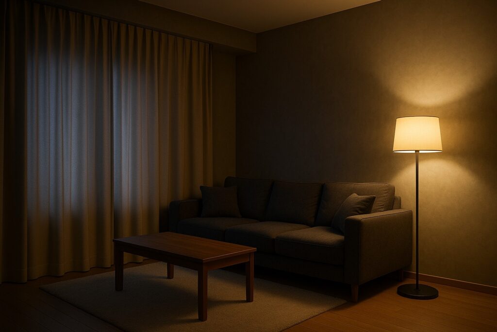 遮光と照明を制御する環境作り