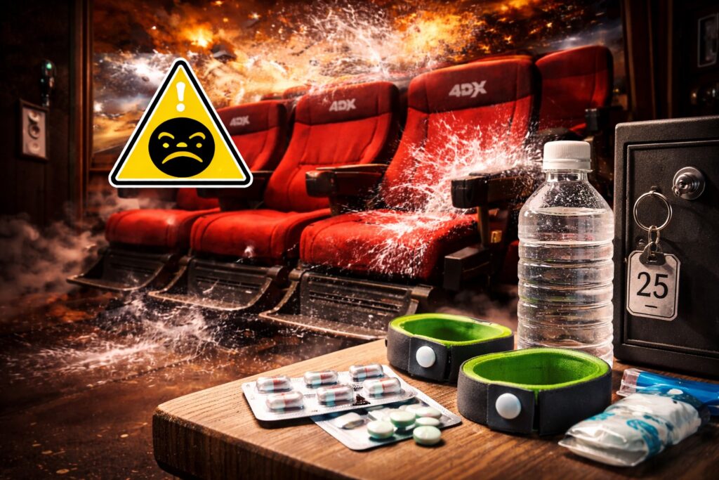 4DXで酔うのを防ぐための具体的な対策と準備