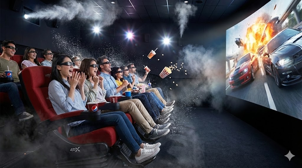 4DXとMX4Dの違いと座席の激しい動きの魅力