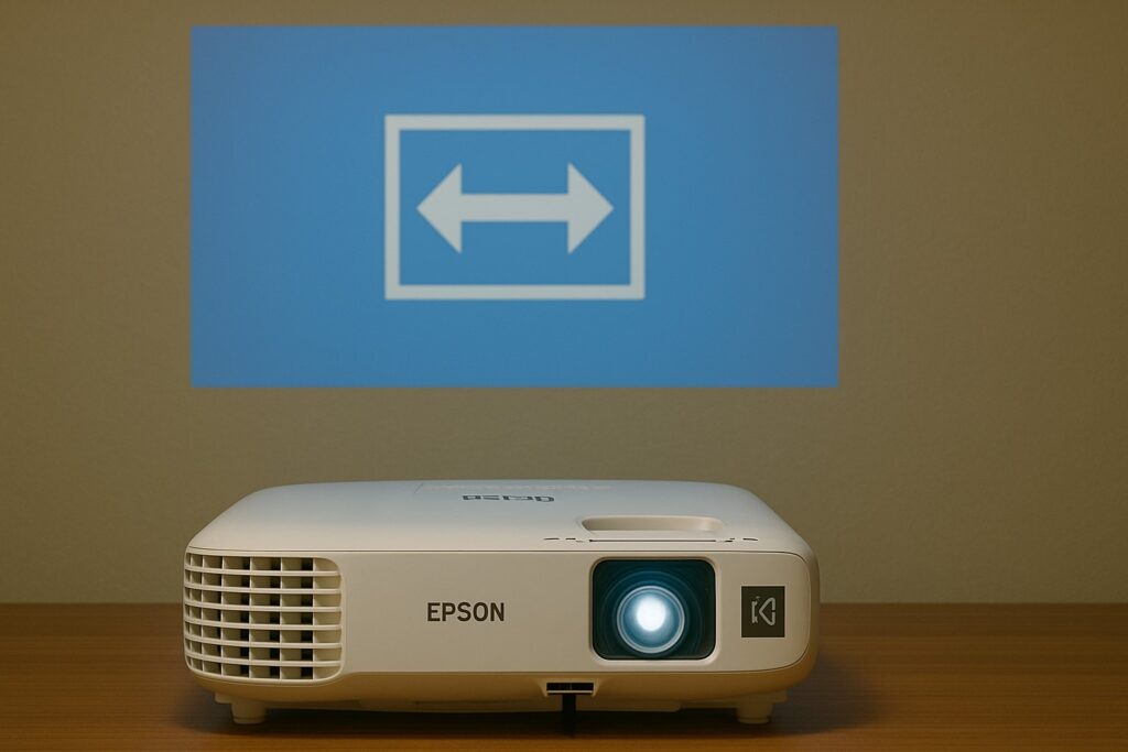 アスペクト比の設定で画面サイズを正す方法