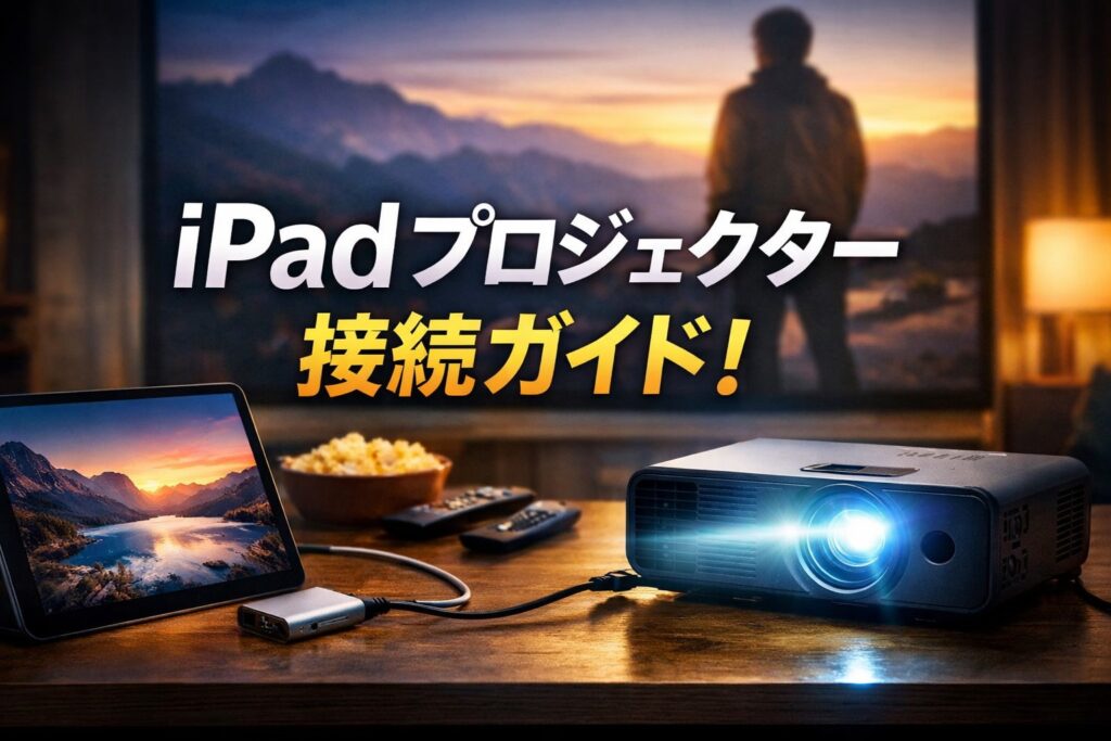 iPadとプロジェクター接続ガイド