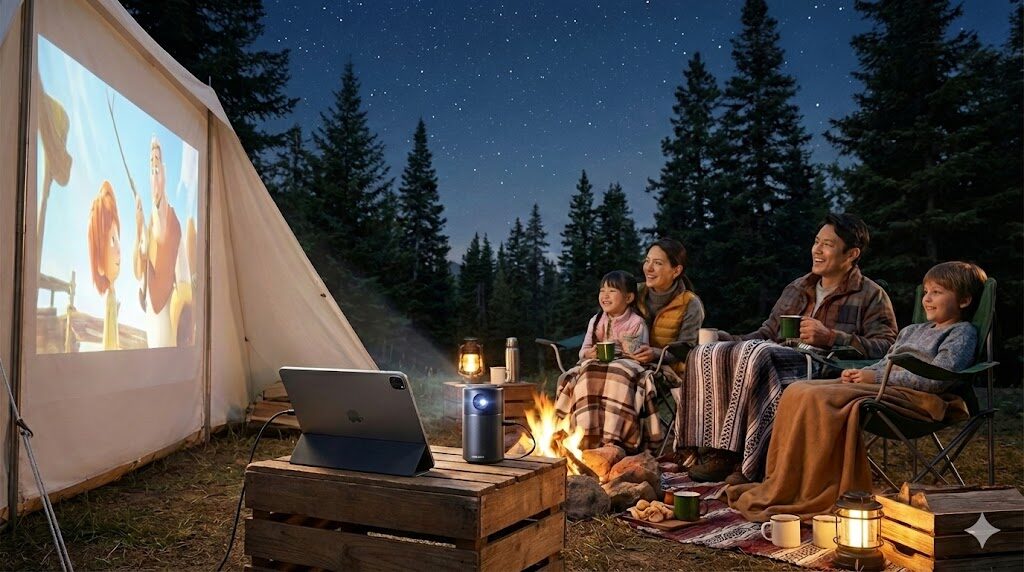 キャンプで役立つiPadプロジェクター活用術