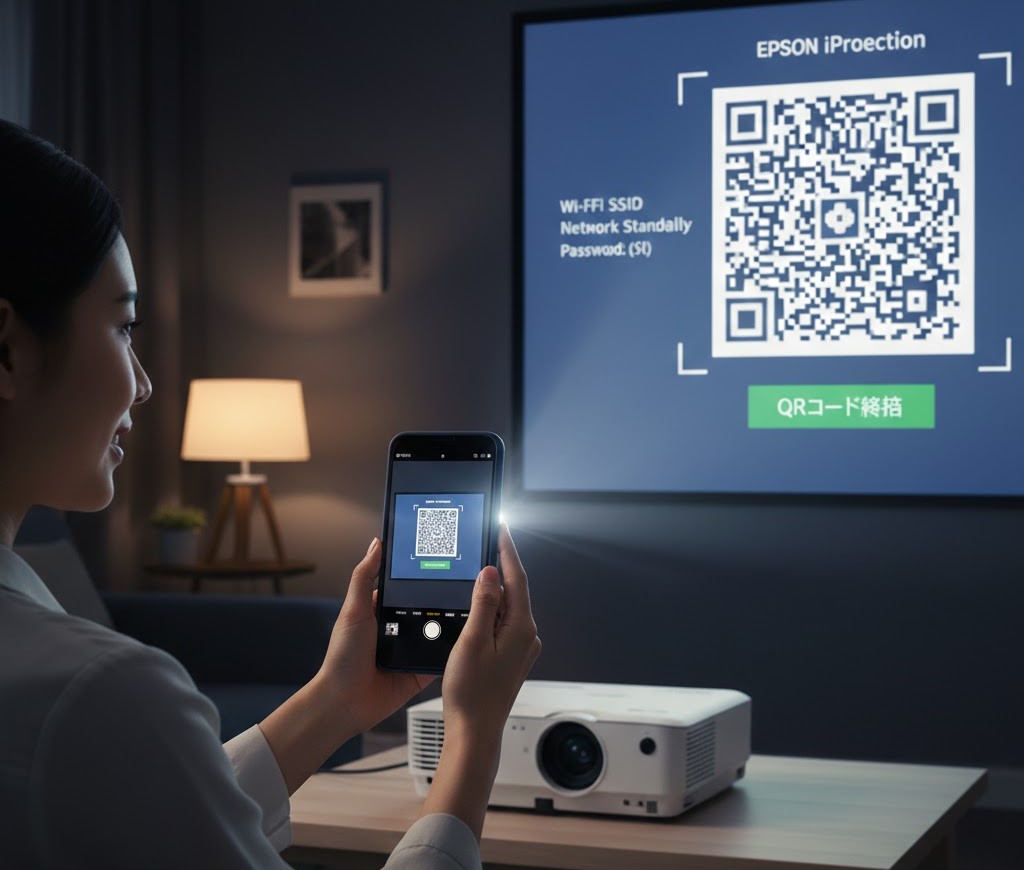 専用アプリiProjectionの初期設定と使い方