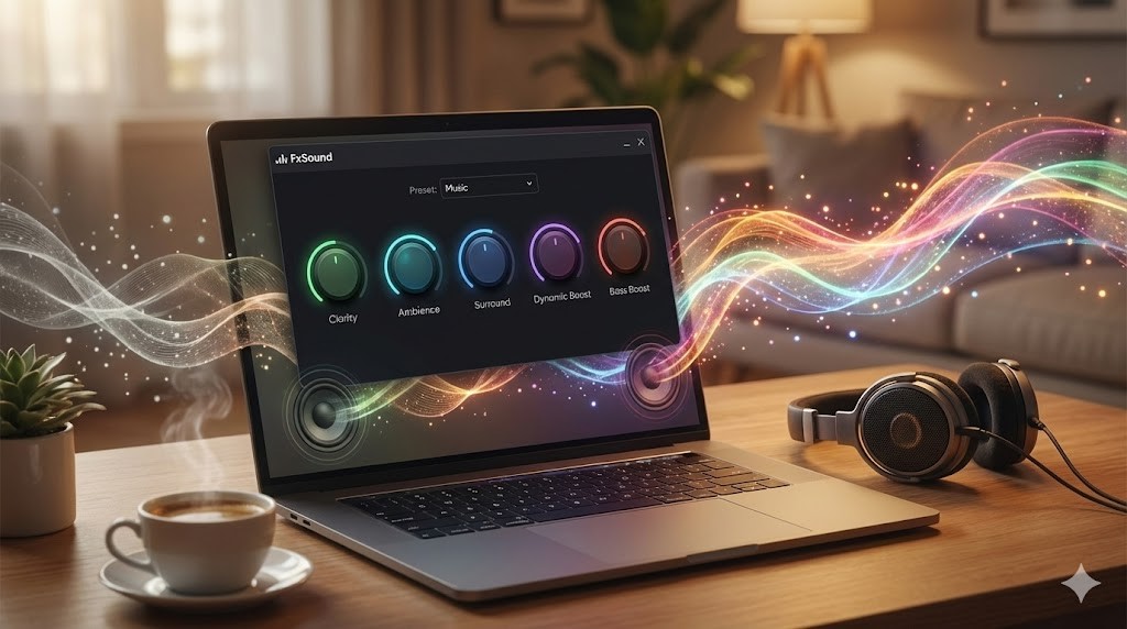 手軽に音質改善できるFxSound