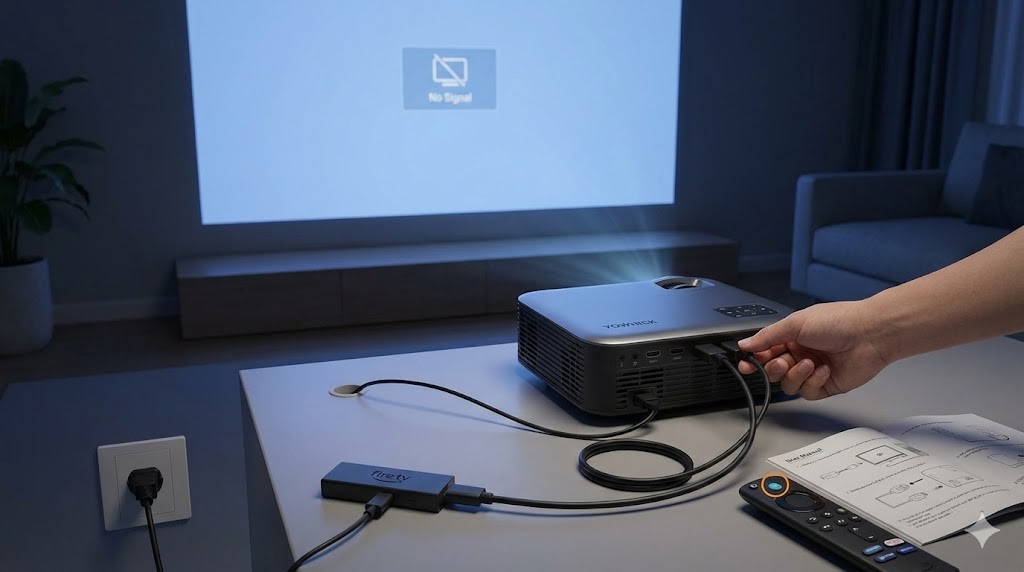 映像が映らないトラブルの解決手順