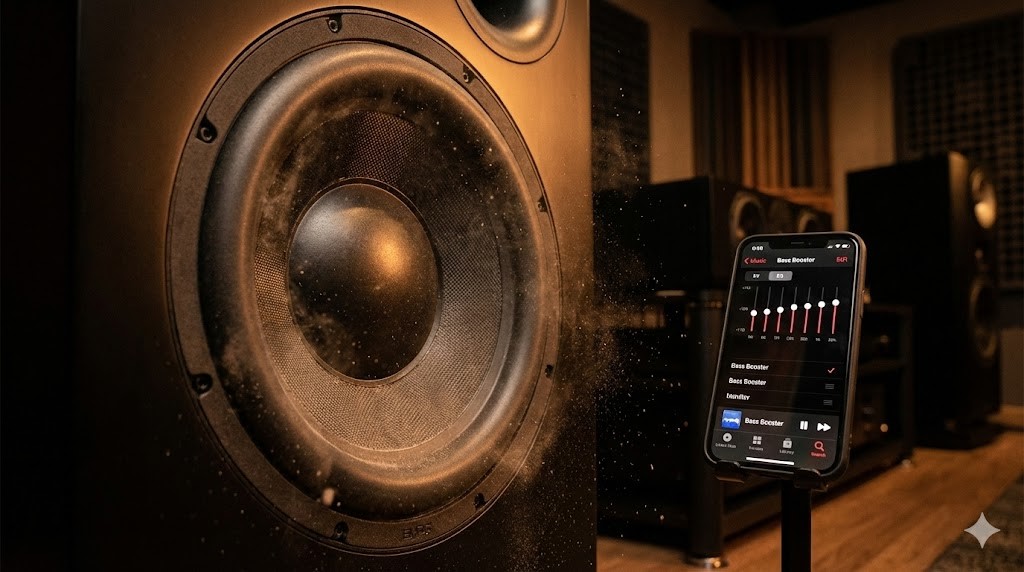 重低音を強化して迫力を出すブースト