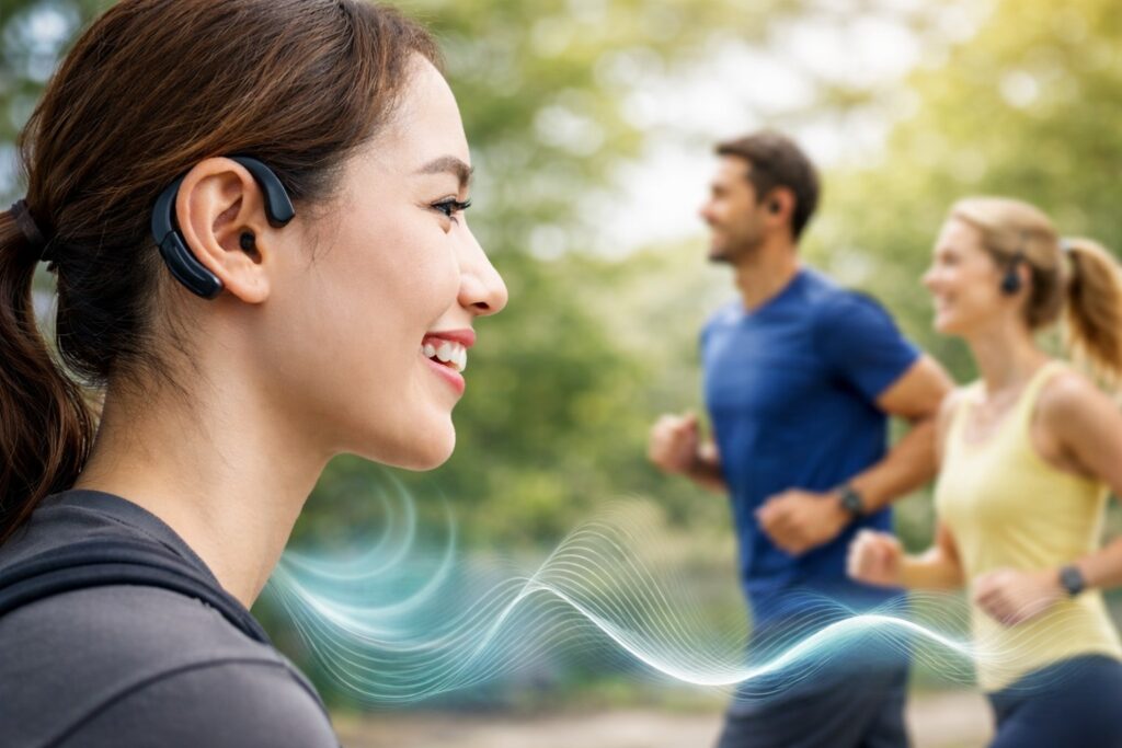 骨伝導より快適な空気伝導の評判