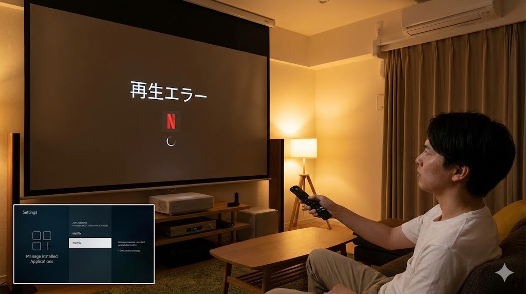 Netflixが見られないを解決する