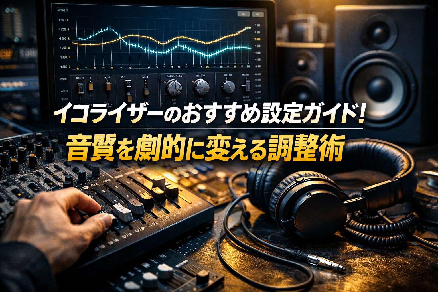 イコライザーのおすすめ設定ガイド！音質を劇的に変える調整術