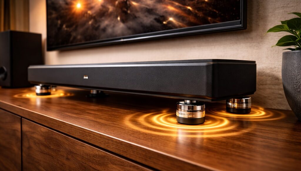 インシュレーターで共振を防ぎ音色を豊かに