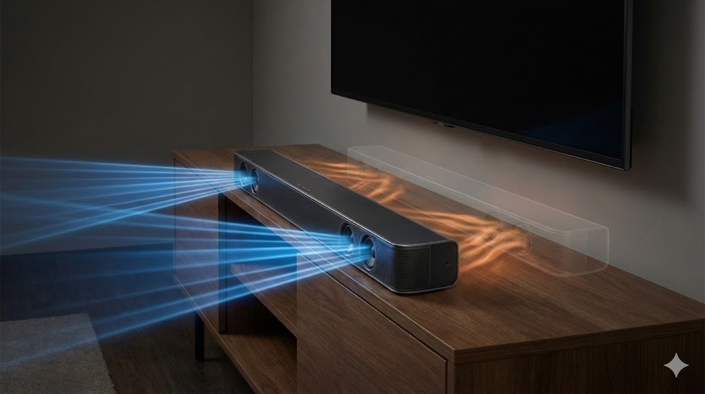 反射音を抑えるツラ揃えで明瞭度を高める