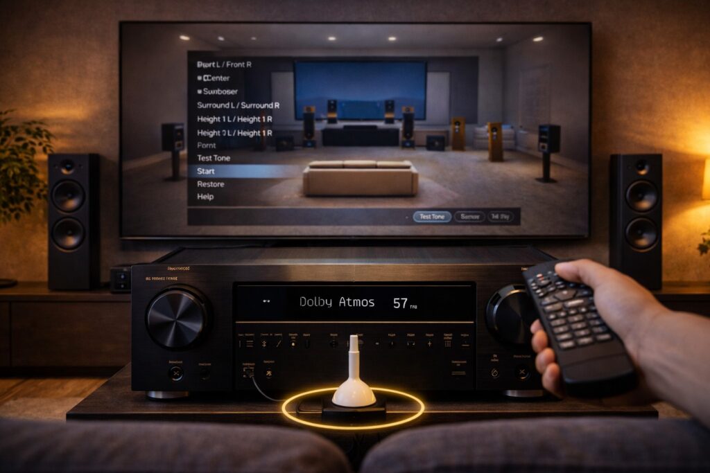 AVアンプ設定と調整