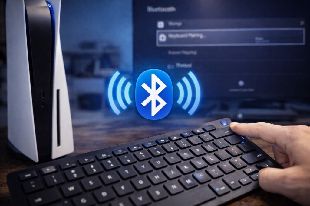 キーボードのペアリング手順