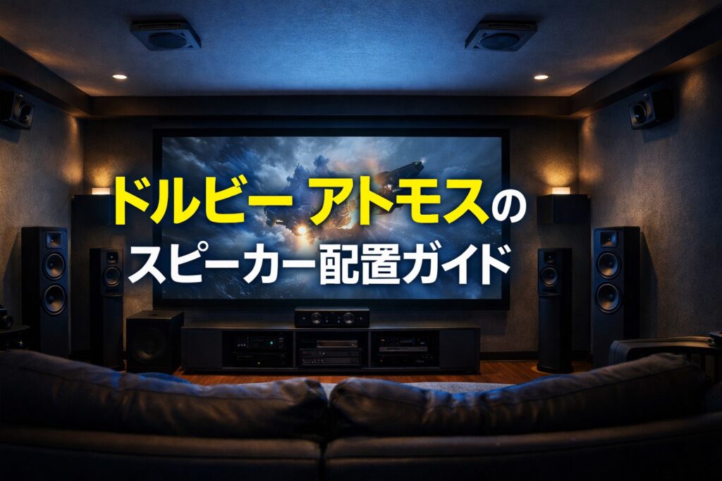 ドルビー アトモスのスピーカー配置ガイ