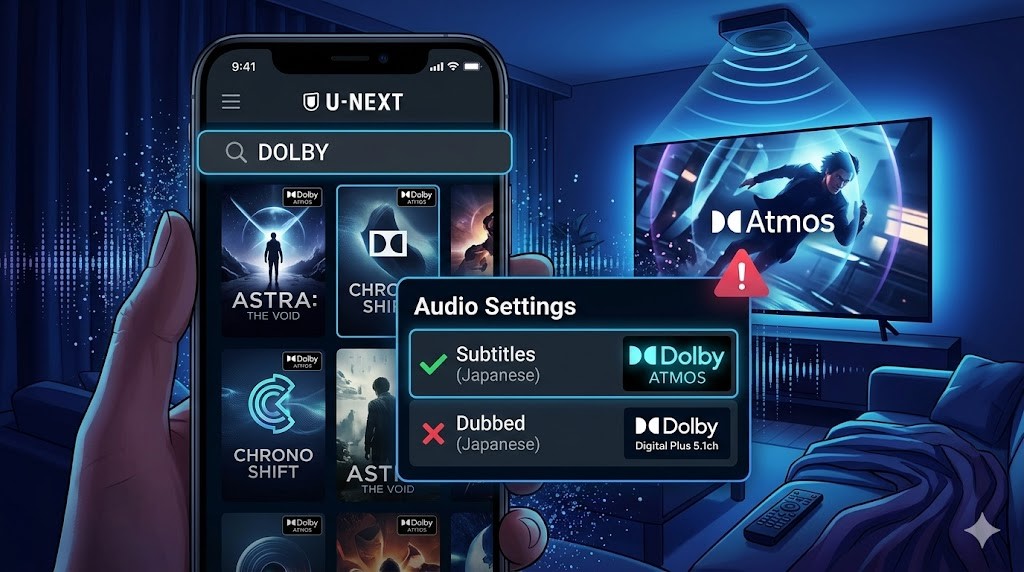 対応作品の探し方と字幕版注意